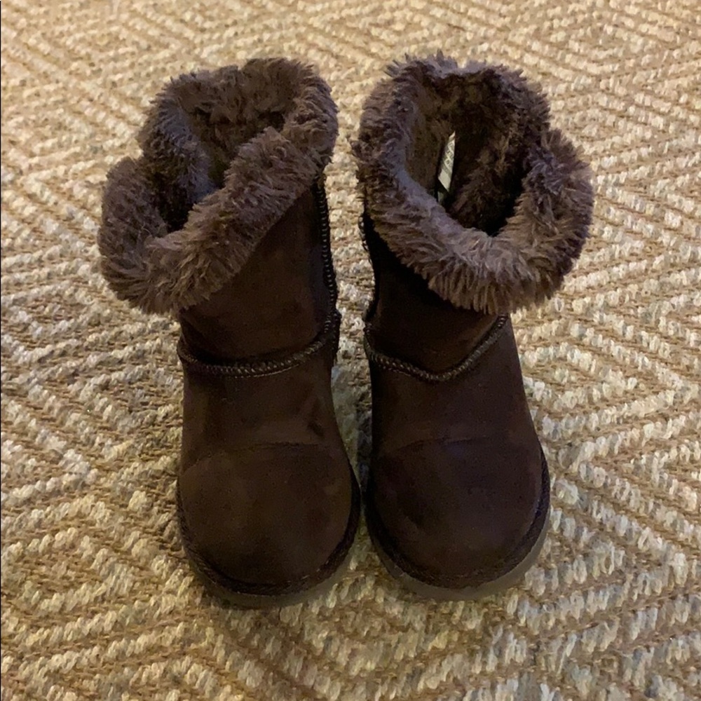 Girls Brown Winter Boots